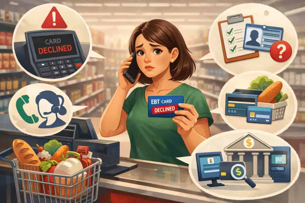 What to do immediately when your EBT card is declined at checkout